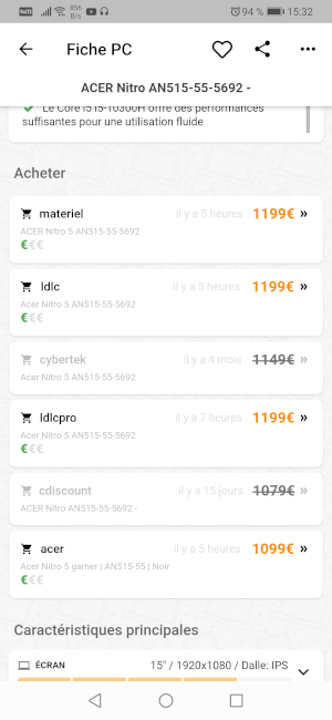 moteur de recherche de pc