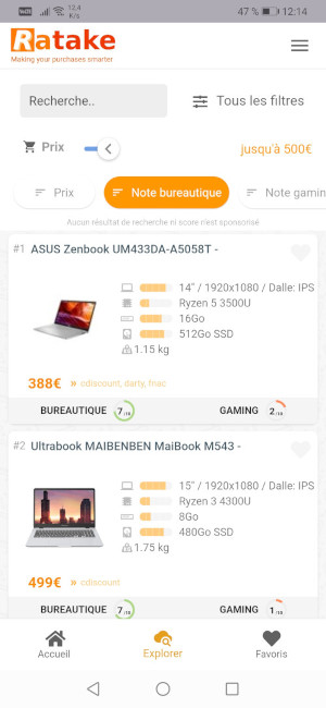 moteur de recherche de pc