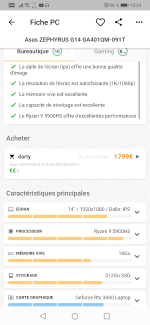 moteur de recherche de pc