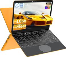 2-en-1 11" FHD IPS, Couleur Racing Yellow, 16 Go RAM, SSD M.2, Écran Pivotant 360°, Reconnaissance Faciale (16Go RAM + 230Go SSD)