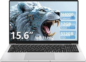 AUKABREX 15.6 Inch, 8GB/12GB RAM 256GB SSD, Celeron Processor N4000 (12GB RAM + 256GB SSD)