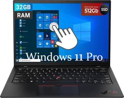 Lenovo ThinkPad T14s Gen 2 Professionnel, 14 Pouces FHD, processeur Intel Core i7-1185G7, 32 Go de RAM, SSD de 512 Go, Clavier QWERTY américain, Windows 11 Pro(reconditionné)
