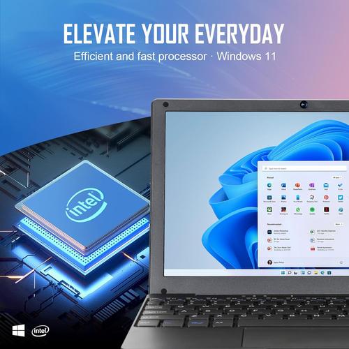 G-Anica G Windows 11, 8GB RAM 128GB ROM, Intel Celeron Dual Core Processors, 10 » Netbook Computer with WiFi, Webcam and Bluetooth, Mini
