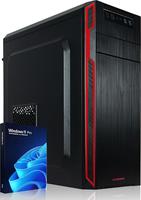 Greed® Basic V2 avec AMD Ryzen 5 4600G Desktop Rapide + de Bureau à Domicile avec 4,2 GHz, 8 Go RAM/RAM 256 Go SSD DVD+RW USB3.1 Wi-FI, avec Windows 11 Pro