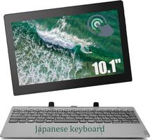 Lenovo IdeaPad D330-10IGM 2 en 1 avec Écran et Clavier, Intel Celeron N4000, 64 Go SSD, 4 Go de RAM, Tablette