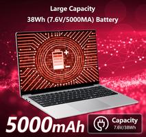 Ordinateur Portable 15,6" Celeron N4000 - 12 Go RAM, 256 Go SSD - Écran FHD IPS - WiFi 5, Bluetooth, Ports Multiples