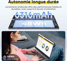 18.5" 24 Go de RAM, SSD 1 to, processeur Double cœur m3-8100Y jusqu'à 3,4 GHz, HDMI, RJ45, Grand écran, Win 11, Le télétravail, Le multitâche et Le Divertissement