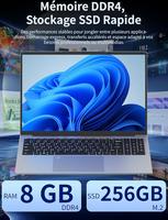 Amita 15.6" , 3050e, RAM DDR4, SSD, Écran IPS FHD 1080p, Clavier Rétroéclairé, Lecteur d’Empreinte Digitale (8Go+256Go)