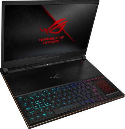 ASUS ROG Zephyrus S GX535GX-ES035R Intel Core i7 8750H / 2.2 GHz Win 10 Pro 64 bits GF RTX 2080 16 Go RAM 1 To SSD NVMe