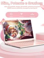 Amita de 14 pulgadas, rosa pastel con procesador N5095 (hasta 2,9 GHz), 16 GB RAM DDR4, 256 GB SSD NVMe, pantalla IPS FHD 1920 x 1080, batería 5000 mAh y botón físico privacidad webcam. (16