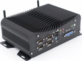 Core i7 1165G7 Fanless Mini PC, i7 Industrial PC, i225 2.5Gbe Lan, Win 11 Pro, 32GB RAM 512GB SSD, GPIO, HD, VGA, 6 RS232 COM, SIM Slot, Dual Band WiFi, BT4.0, Linux Mini Computer