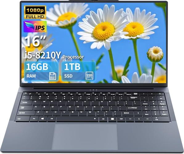 16 Pulgadas Core i5-8210Y, 16 GB RAM SSD 1 TB, 1920 x 1200 FHD, RJ45, Tipo C, USB 3.0, Wi-Fi, BT5.0, Teclado Digital retroiluminado Computadora