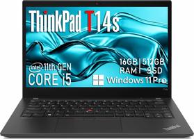 Lenovo Thinkpad T14s Gen 2 Professionnel 14 Pouces FHD (1920 x 1080), Intel Core i5-1135G7, 16 Go de RAM, SSD de 512 Go, Clavier US QWERTY, Windows 11 Pro (Reconditionné)