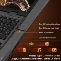 morepc 2-in-1 Convertible 360° Touch Laptop
