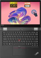 Lenovo ThinkPad L13 Yoga Gen 2 empresarial con pantalla táctil 2 en 1, Core i5-1145G7, FHD de 13.3 pulgadas, 16 GB RAM, SSD de 512 GB, Teclado estadounidense, Windows 10 Pro (reacondicionado)