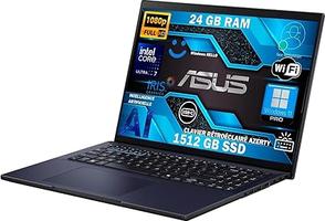 ASUS Intel Ultra7 4.8Ghz, RAM DDR5 24Go, SSD 1512Go, écran