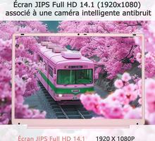 14.1" Rose Écran IPS 2K (2160x1440), Processeur Quad-Core N5105, 16 Go RAM, 512 Go SSD, WiFi 5G/BT 4.2, Webcam, Clavier Rétroéclairé (8+512)