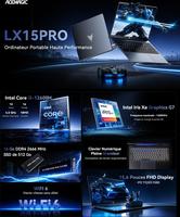 ACEMAGIC 2026 avec Processeur i5-12600H -12 Cœurs (4P+8E)/16 Threads,Jus qu'à 4.5 Ghz, 16GB RAM 512GB SSD,DDR4,Iris XE Graphics,WiFi 6,BT5.0,Type C,Pc 15.6 Pouces