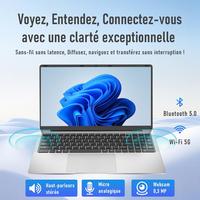 Quad 15.6" FullHD (N3450 4x2.2 GHz, RAM 8Go, 256Go SSD, WLAN, Bluetooth, Windows 11 Pro) Clavier AZERTY Français #6839