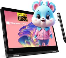 Lenovo ThinkPad L13 Yoga Gen 2 empresarial con pantalla táctil 2 en 1, Core i5-1145G7, FHD de 13.3 pulgadas, 16 GB RAM, SSD de 512 GB, Teclado estadounidense, Windows 10 Pro (reacondicionado)