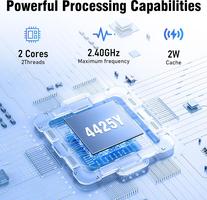 Laptop, 2026 15.6 Inch Laptop, 16GB RAM 512GB SSD, PentiumGold 4425Y Laptop, IPS FHD 1920 x 1080 Notebook, 180°Open Closing, 5000mAh, TF Card Slot, Student