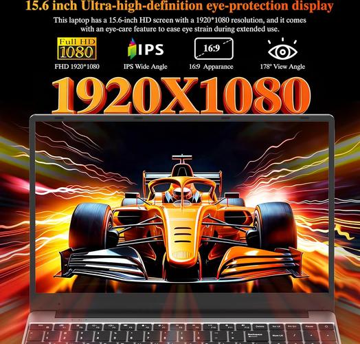 15.6" 16Go DDR4 512Go SSD, Portátil Ryzen 7 4800H CPU, Computer avec écran FHD 1080P, WiFi5, Bluetooth5.0, USB3.0, Webcam, Touch ID