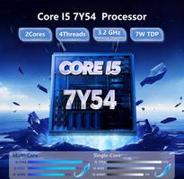 2026 15.6 Pouces Gaming Core i5-7Y54 16Go RAM 512Go SSD Win 11 Pro Écran 1920×1080 FHD avec HDMI & USB 3.0x2 WiFi 5 BT 5.0 Clavier Rétroéclairé