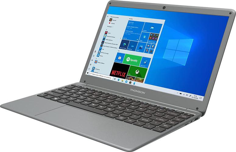Thomson Celeron Intel 3350, 4GB & 64SSD+512128SSD , AZERTY, Windows 10, Chassis Aluminium
