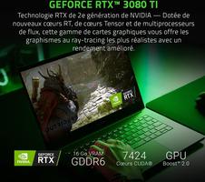 Razer Blade 14 AMD Ryzen 9 6900HX / 3.3 GHz Win 11 Home GF RTX 3080 Ti 16 Go RAM 1 To SSD NVMe