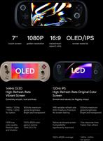 AYA NEO 3: Modular Portable Gaming with AMD Ryzen 7 8840U, Radeon 780M GPU, 64GB RAM LPDDR5X, 2TB PCIe Gen4 SSD, 7" 144Hz OLED Display, Wi-Fi 7, USB4, OCuLink, AYASpace 3.0