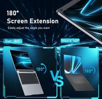 Breloom de 15.6 Pulgadas para Negocios, con Procesador Celeron N4500, 6GB de RAM DDR4, 128GB SSD, Pantalla FHD 1920x1080, Wi-Fi 5, BT5.0 y Teclado QWERTY (5205U, 8GB+512GB)