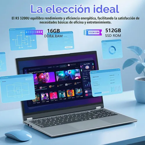 Masnieski 15.6 Inch Laptop