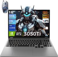 TOPGRO 16" Gaming [Core i9-9880H/Up to 4.8GHz GTX3050Ti/WiFi 6/Bluetooth 5.2] with Gaming Mouse, 32GB DDR4 Memory/High Thermal Dissipation/Windows 11 Pro/Laptop Full HD 144Hz