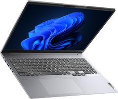 Lenovo ThinkBook 16 G4+ IAP 21CY Conception de charnière à 180 degrés Intel Core i5 1235U / 1.3 GHz Win 11 Pro Carte graphique Intel Iris Xe 8 Go RAM 256 Go SSD NVMe