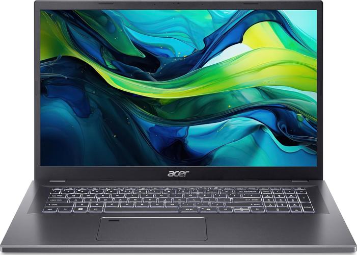 Acer Aspire 17 (A17-51M-51UJ) Portátil, Pantalla IPS FHD de 17 Pulgadas, Intel Core 5 120U, 16GB RAM, 512GB SSD, Intel Graphic, Windows 11, Teclado QWERTZ, Gris