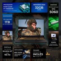 Gaming Asus TUF FX608JMR-RV005W, Intel Core i7-14650HX, 32GB RAM, 1TB SSD, NVIDIA GeForce RTX 5060, Windows 11 Home