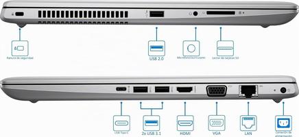 HP ProBook 450 G5 i5-7200u Computer Win11 (Renewed)