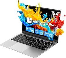 FUNYET 15.6 Pouces Celeron N4000,Windows 11,Laptop 8GB RAM LPDDR4 512GB SSD,Convertible 180°Portable IPS FHD Display 1920 * 1080, BT5.0,USB3.0, HDMI, TF Card Slot,WiFi
