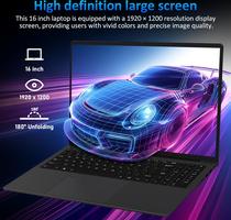 CYCLUS 16 Pouces Gaming R5 3500U Processor (2,1 à 3,7 GHz 4C/8T), Vega 8 Graphics, 16GB RAM 512GB SSD, Clavier Rétroéclairé/Webcam/Type-C, Clavier AZERTY