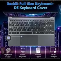 Portáti Twin Lake-N150 (Quad Core 3.6GHz), 16GB DDR4 RAM 512GB SSD, pantalla FHD IPS 15.6 pulgadas, teclado retroiluminado, USB 3.0, Mini HDMI, WiFi 5 Computadora