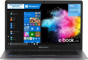 Microtech LITE, 14", écran FHD, Intel UHD Graphics 600, Intel Celeron N4020, RAM 4 Go, 120 Go SSD + 64 Go eMMC, Windows 10 Home, gris sidéral