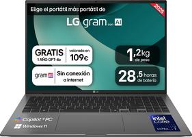 LG LG Gram 16Z90TL Copilot+ Intel Core 7 258V 40,6 cm