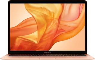 2019 Apple Macbook Air avec 1.6GHz Intel Core i5 (13-Pouces, 8GB RAM, 128GB SSD Stockage) (AZERTY Français) Or (Reconditionné)