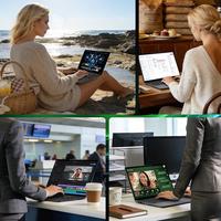 15.6" FHD Ecran Rotation 360° Intel Core M3 (Jusqu'à 3.4GHz) 16Go RAM SSD 512Go Windows 11 Pro
