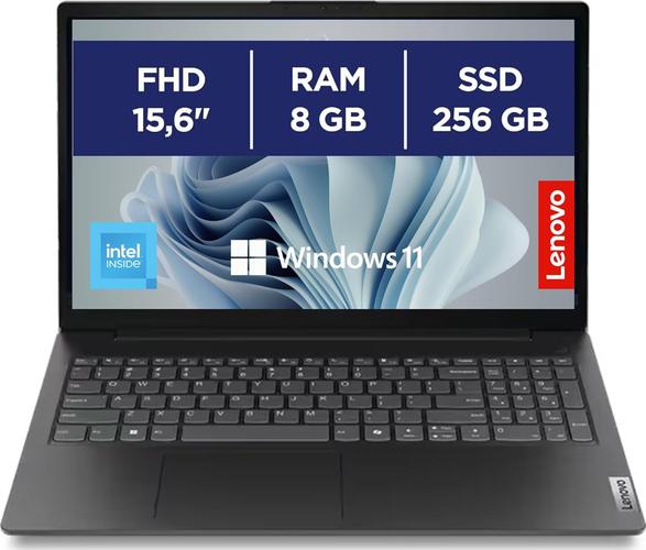 Lenovo V15 G6 ITN Intel? N N100 Computer portatile 39,6 cm [15.6] Full HD 8 GB DDR5-SDRAM 256 GB SSD Wi-Fi 6 [802.11ax] Italiano Nero (Lenovo V15 G6 ITN 83M4 Intel N-series N100 / fino a 3.4 GHz