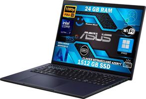 ASUS Intel Ultra7 4.8Ghz, RAM DDR5 24Go, SSD 1512Go, écran