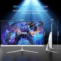 23.8 Pouces Ordinateur Tout-in-Un Ordinateur de Bureau de écran courbé Core i7 7700HQ (jusqu'à 3,8 GHz) 16 Go RAM 512 Go SSD Dual Band WiFi Bluetooth 5.0 Complet Avec Clavier et Souris câblé