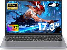 17.3 Inch Processor N150 (1.2 to 3.6Ghz), RAM 16GB SSD 1TB 2026 Computer Computer, 6000Mah/Full Backlit Keyboard/Type-C