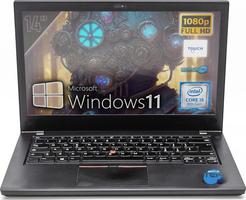 SIMPLETEK 14" Touchscreen i5 8th gen 64GB SSD 4TB Windows 11 Pro Italian Backlit Keyboard (Renewed)