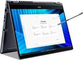 Acer TravelMate P4 Spin 14 TMP414RN-55-TCO Conception inclinable Intel Core 5 225U / jusqu'à 4.8 GHz Win 11 Pro Intel Graphics 16 Go RAM 512 Go SSD NVMe, QLC